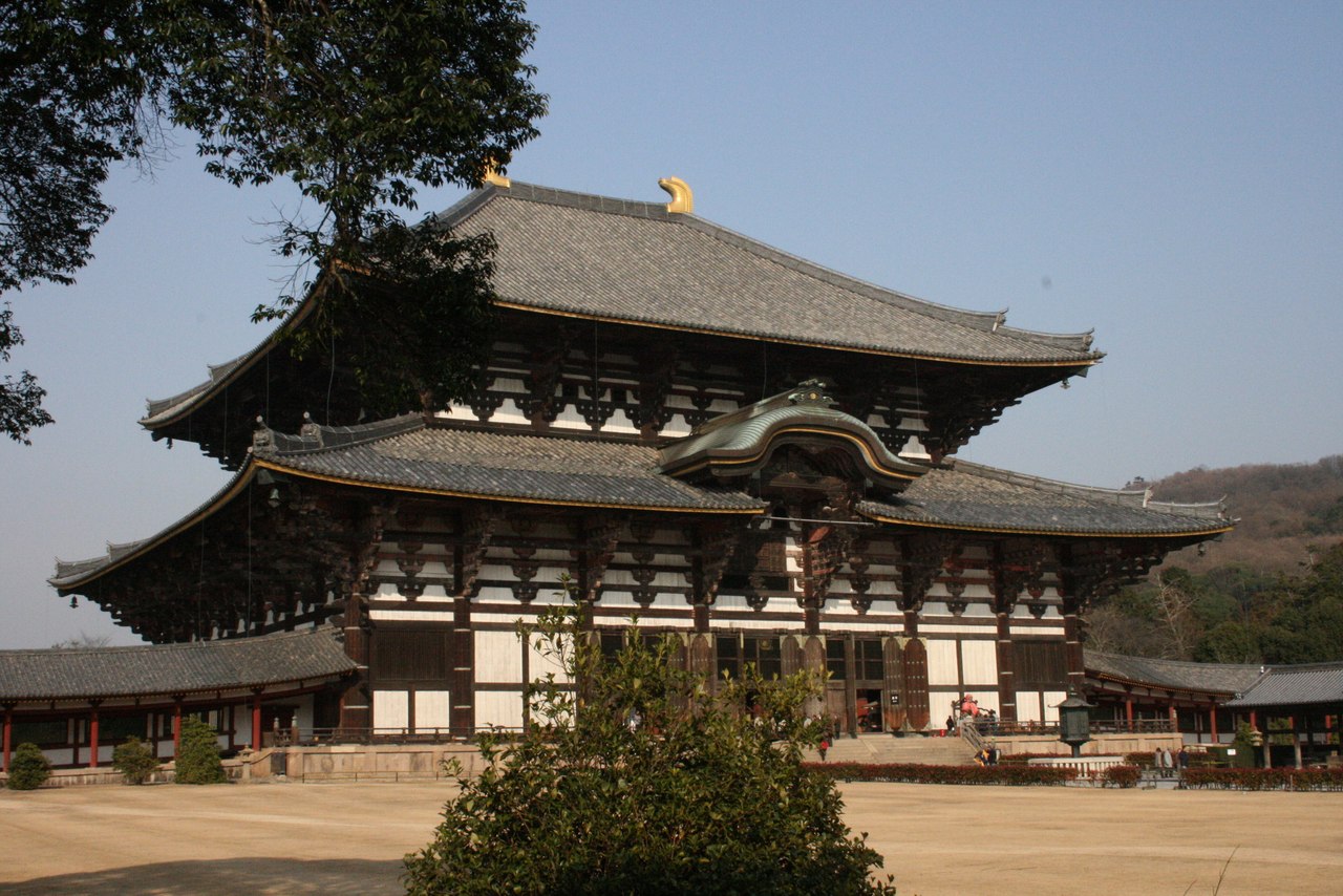 Le pavillon du Grand Bouddha du Todai-ji, à Nara